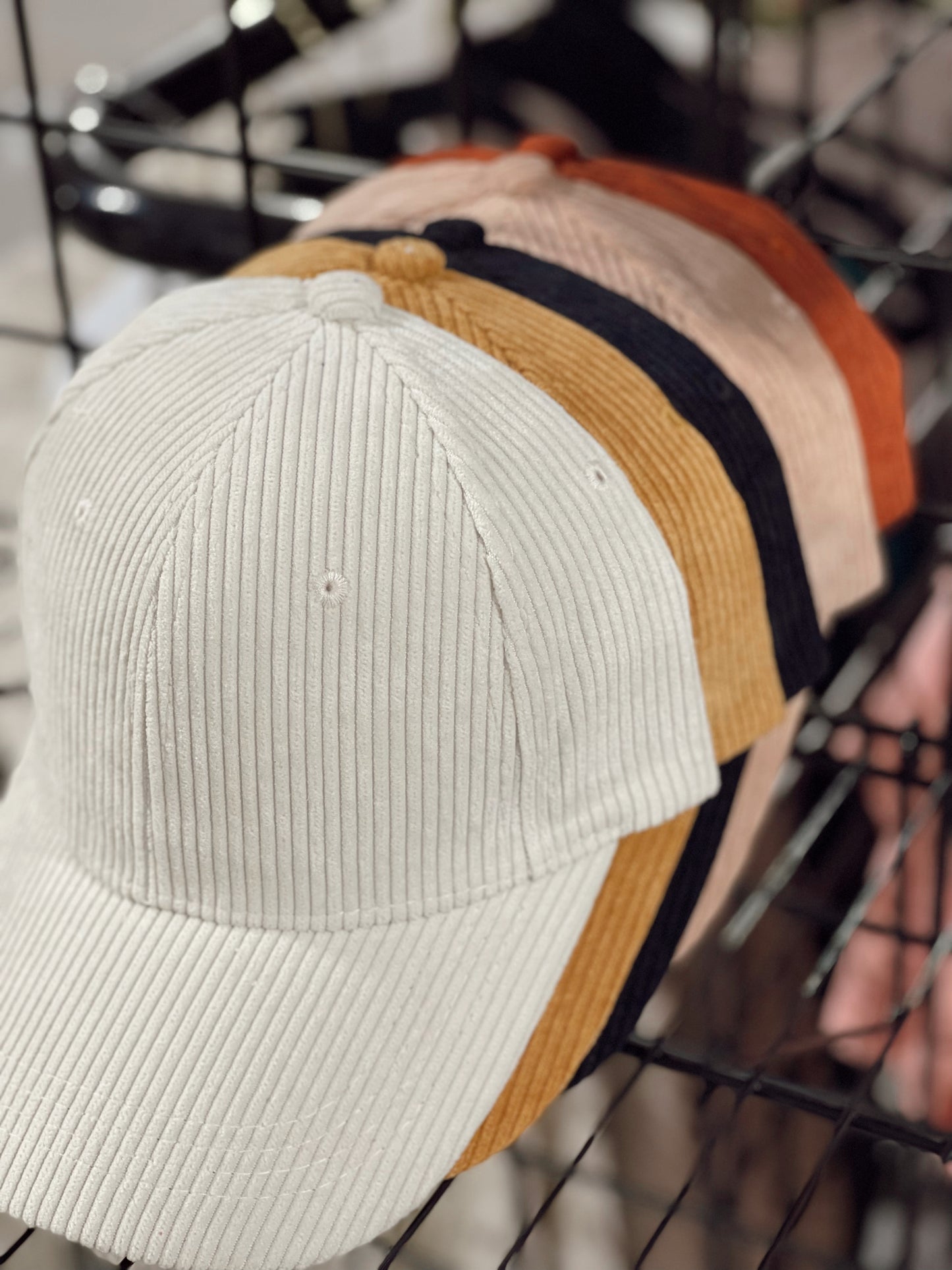 Corduroy Ball Cap [5 Colors]