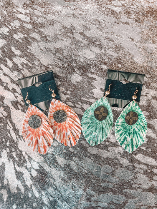 Luxury Tie Dye Earrings