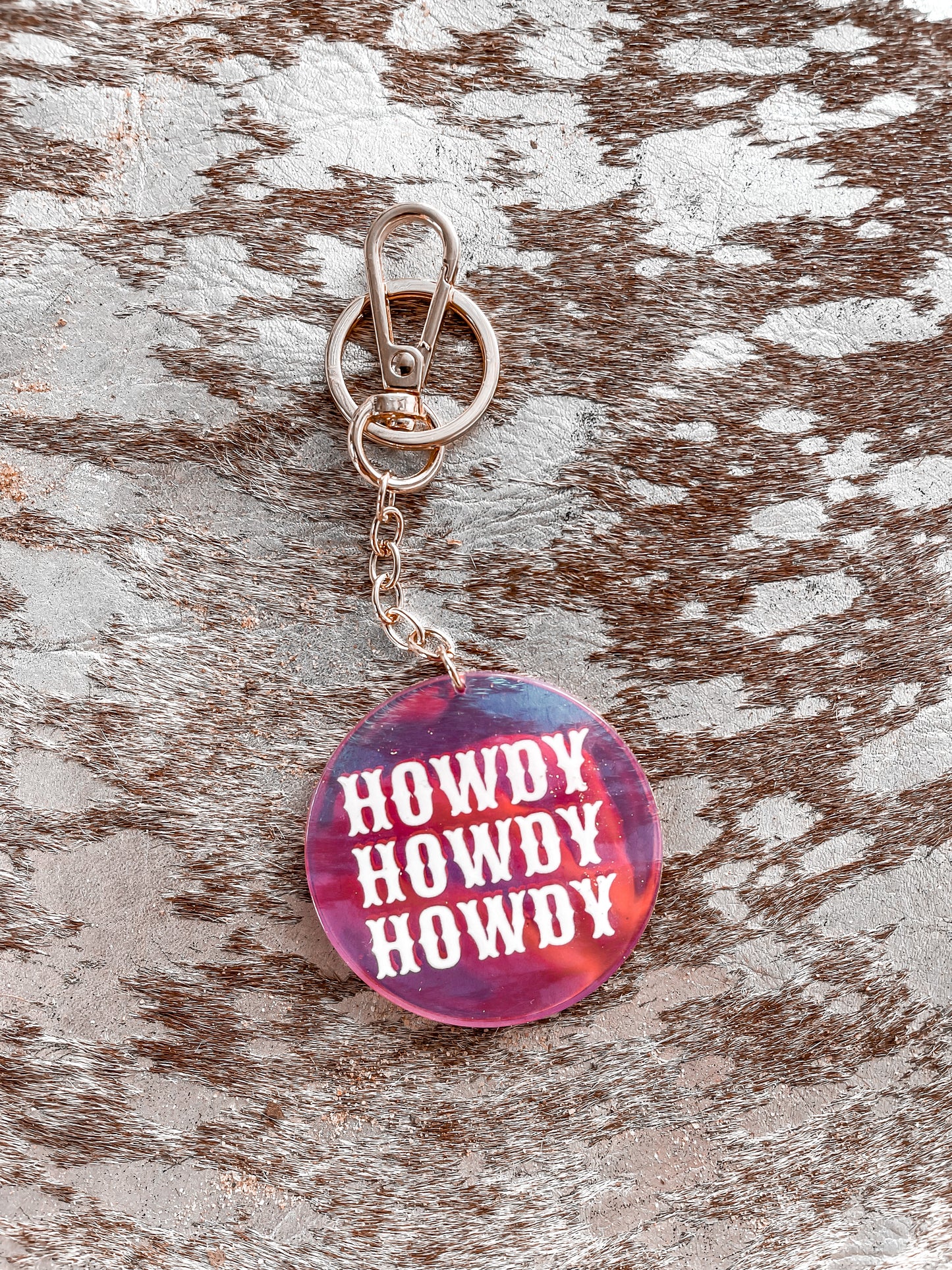 Howdy Keychain