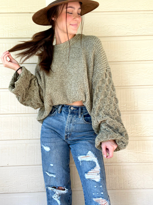 Green Eyed Girl Sweater