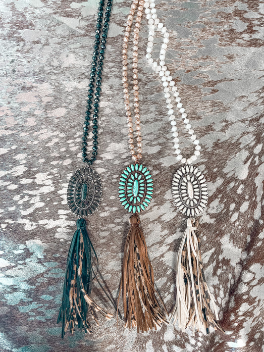 Tassel Stone Necklace